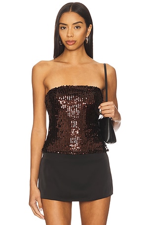 Anette Strapless Sequin Bustier Runaway The Label