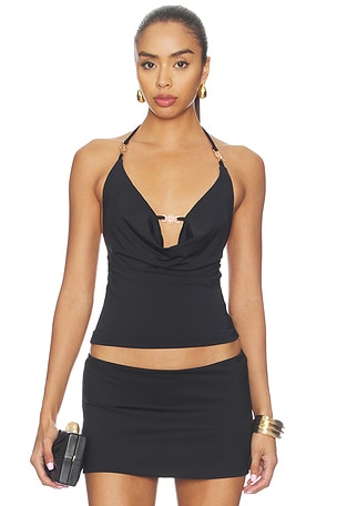 Livia Halter Cowl Top Runaway The Label