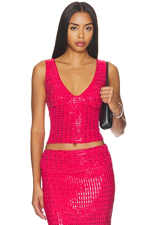 Retta V-Neck Top Runaway The Label