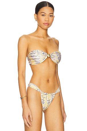 Runaway The Label Brazil Bikini Top in Lemon