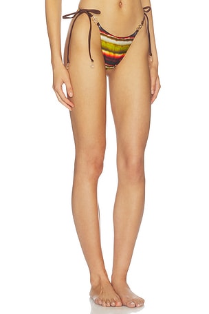 Runaway The Label Cuba Side Tie Bikini Bottom in Anabell Red. Size XS. Also