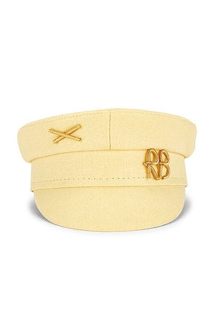 Gold-tone Logo-plaque Baker Boy Cap Ruslan Baginskiy