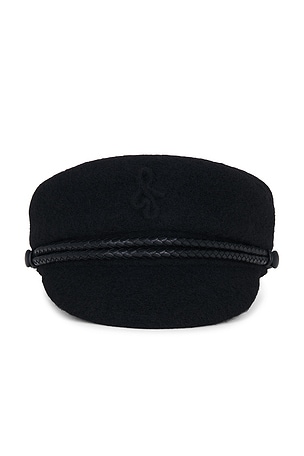 Monogram Embellished Cap Ruslan Baginskiy