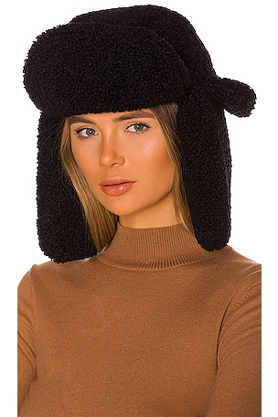 Ruslan Baginskiy Ushanka Hat in Black | REVOLVE