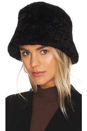 Faux Fur Lampshade Bucket Hat Ruslan Baginskiy