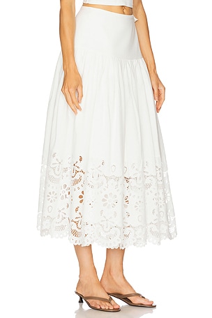 REVOLVE x JJ Wrap Skirt in White