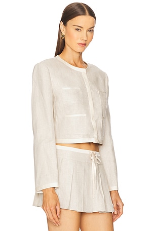 REVOLVE x JJ Top in Light Grey. Size S. Also