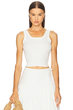 Revolve x jj vest top en color blanco