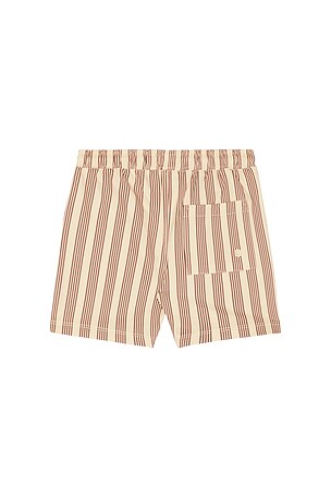 Rylee + cru shorts playeros en color marrón