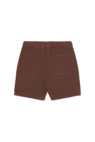 Rylee + Cru Perry Short in Chocolate. Size 12-18M. Also