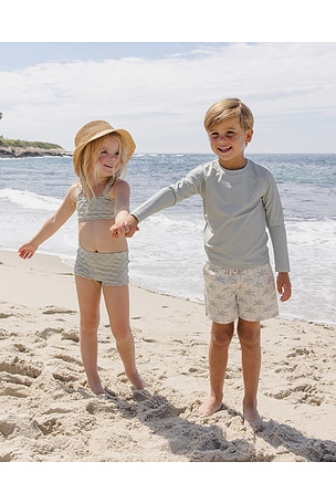 Rylee + Cru Boardshort in Ivory