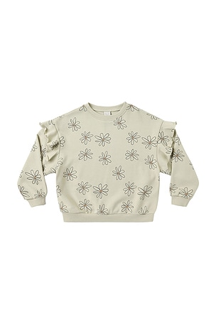 Kids Ruffle Sweatshirt Rylee + Cru