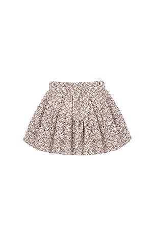 Rylee + Cru Kids Tiered Mini Skirt in Neutral