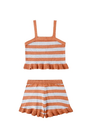 Rylee + Cru Naomi Set in Orange