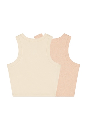 Rylee + cru set de camisetas de tirantes en color Beige,Rubor