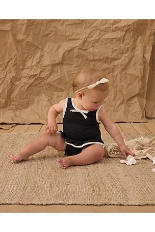Rylee + Cru Skirted One Piece in Black