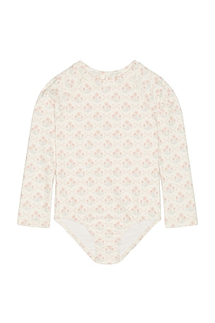 Rylee + cru traje de baño delphene en color rosado