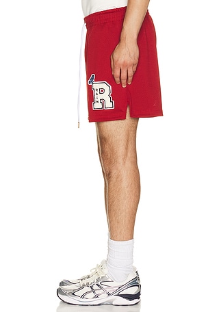 Ryoko Rain Classic Mesh Shorts in Red