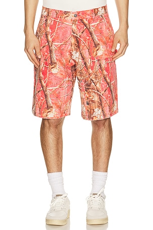 Tree Camo Double Knee Oversized Shorts Ryoko Rain