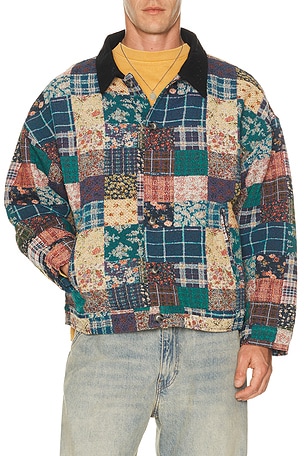 Quilted Tapestry Work Jacket Ryoko Rain