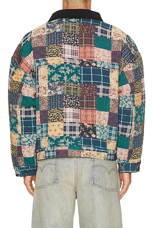 Ryoko Rain Quilted Tapestry Work Jacket. Size L. Also