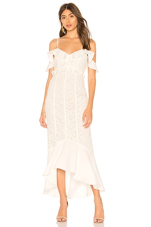plain white lace dress Trina Turk Women's Ariah Long-Sleeve Dress main image 0
