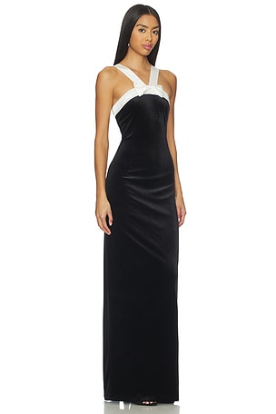 SANS FAFF Esme Bowed Dress in Black