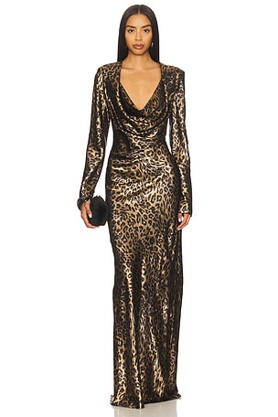 Anna Cowl Evening Dress SANS FAFF