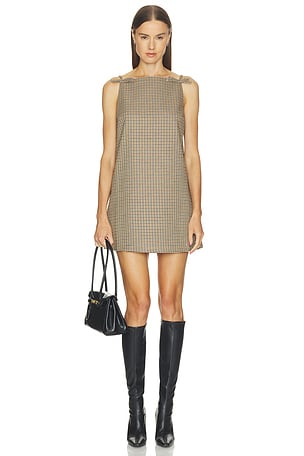 Check Gigi Mini Dress SANS FAFF