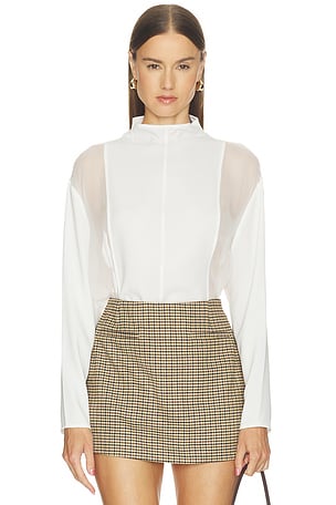 Mockneck Silkshirt SANS FAFF