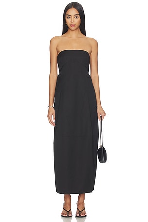 Canvas Pleat Cocoon Dress St. Agni