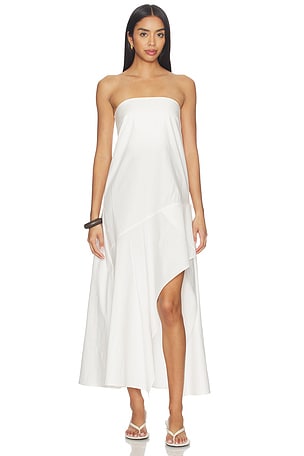 Oxford Strapless Asymmetrical Dress St. Agni