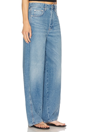 St. agni pantalones vaqueros de tiro bajo en color azul