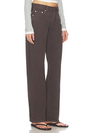 St. Agni Canvas 90s Low Rise Jeans in Brown. Size 25. Also