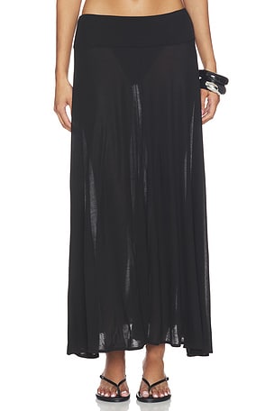 Fluid Jersey Skirt St. Agni