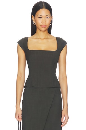 Wool Cap Sleeve Top St. Agni
