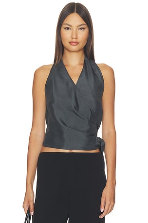 Silk Halter Wrap Top St. Agni