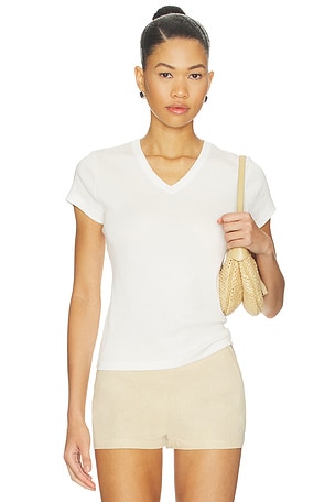 Organic Cotton V Neck Tee St. Agni