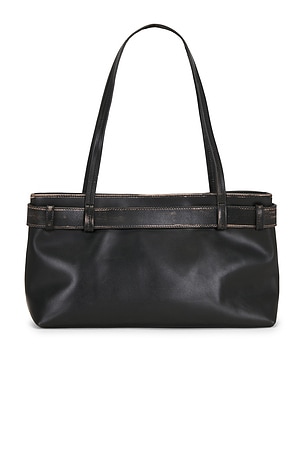 St. Agni Brushed Belt Detail Baguette