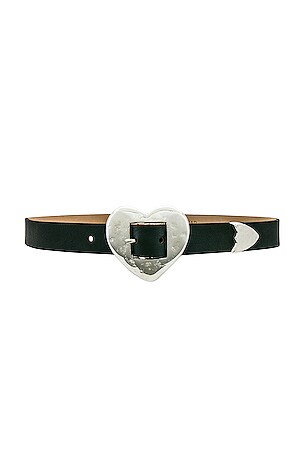 Streets Ahead Heart Belt in Black & Silver | REVOLVE display picture 3