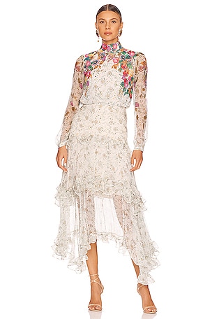 SALONI Jolie-C Dress in Dandelion Field | REVOLVE