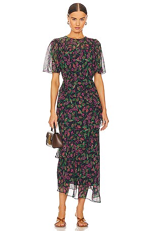 SALONI Vida-B Dress in Cedar | REVOLVE