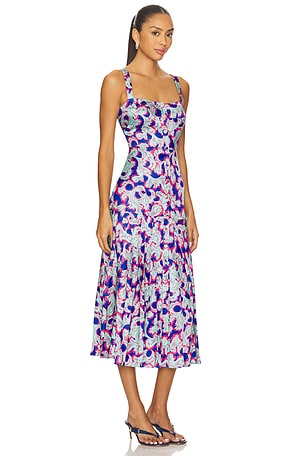 SALONI Karen Dress in Royal. Size 6. Also