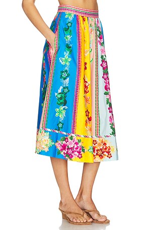SALONI Pia Skirt in Blue