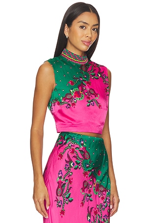SALONI Fae Top in Pink. Size 8. Also