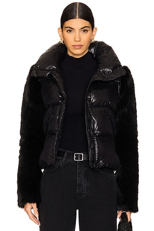 Gianna Faux Fur Trim Jacket SAM.