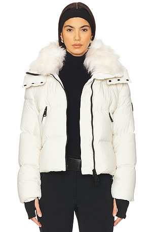 Kaia Down & Shearling Trim Jacket SAM.