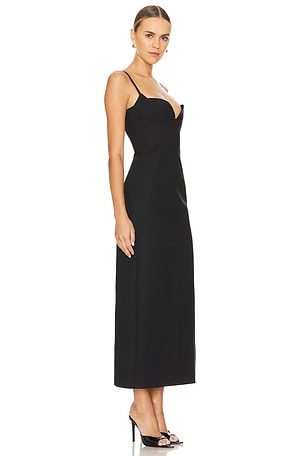 Studio Amelia Amorous Bustier Dress in Black