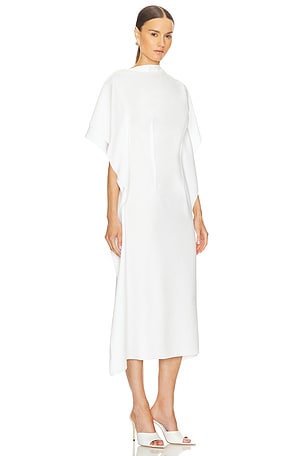 Studio Amelia Illusion Winged Dress in Ivory