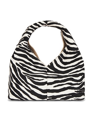 Studio Amelia Diamond Handbag in Black,White